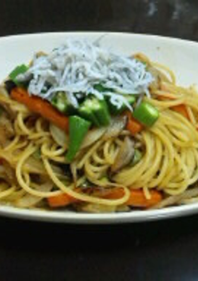 簡単!!野菜たっぷり和風パスタ-レシピのメイン写真