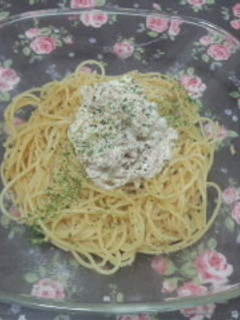 簡単手抜き*ツナマヨ和風パスタ-レシピのメイン写真