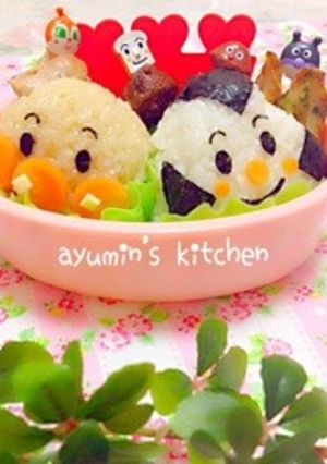 ＊キャラ弁＊とても簡単!!おむすびまん♪-レシピのメイン写真