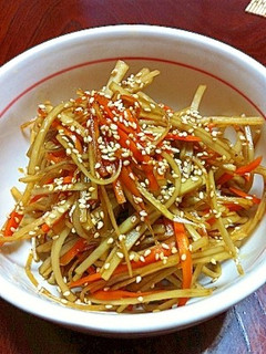 うちのきんぴら-レシピのメイン写真