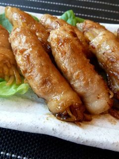 簡単!じゃがいもの豚肉巻き★照り焼き風-レシピのメイン写真