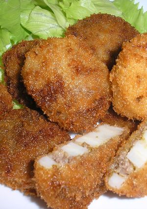 れんこんミンチフライ（カレー風味）-レシピのメイン写真