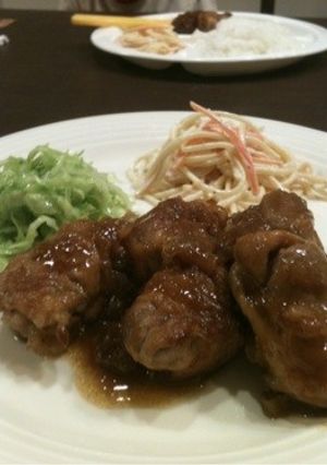 運動会のお弁当にも☆おさつの肉巻き-レシピのメイン写真