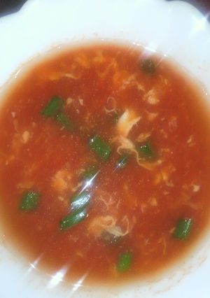 簡単すぎるかき玉トマトスープ-レシピのメイン写真