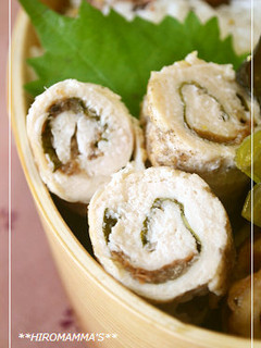 お弁当にグー♪くるくる梅しそロール◎-レシピのメイン写真
