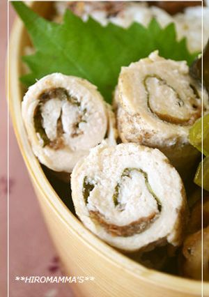 お弁当にグー♪くるくる梅しそロール◎-レシピのメイン写真