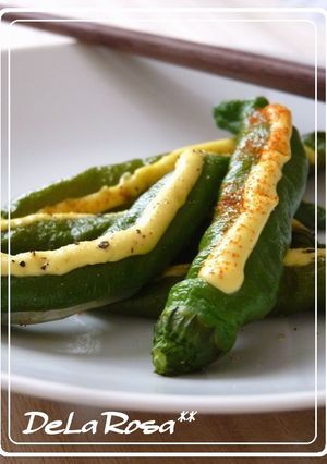 トースターで簡単♪しし唐のマヨ乗せ焼き★-レシピのメイン写真