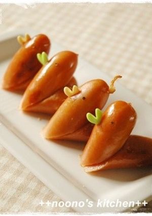 CUTは1回！ウインナーのあひるちゃん♪-レシピのメイン写真