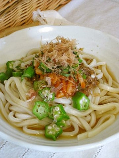 *冷製ピリ辛納豆うどん*-レシピのメイン写真