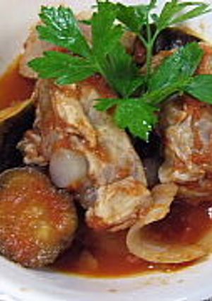 トロトロ軟骨となすのトマト煮込み-レシピのメイン写真