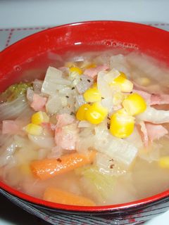 野菜を食べる!ヘルシーなジンジャースープ-レシピのメイン写真