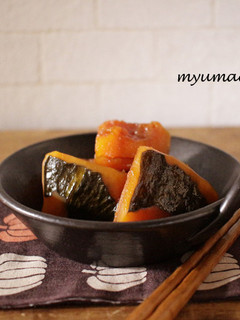 フライパンでかぼちゃの煮物-レシピのメイン写真