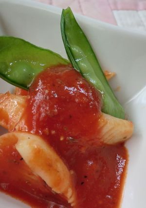 イカのさっトマト煮♪-レシピのメイン写真