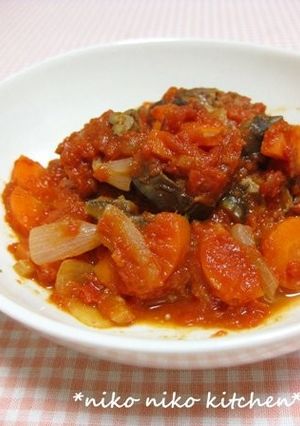 栄養満点☆鶏レバーのトマト煮-レシピのメイン写真