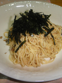 マイタケめんたいスパゲッティ-レシピのメイン写真