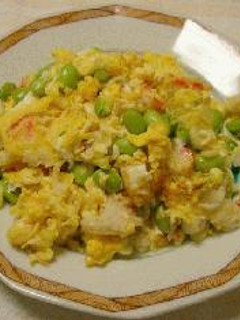 枝豆入り・かに玉風-レシピのメイン写真