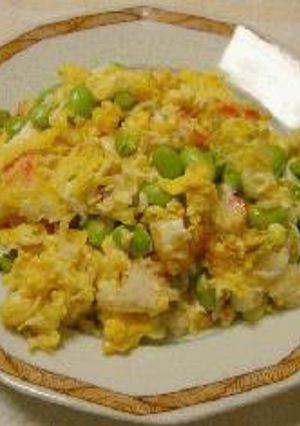 枝豆入り・かに玉風-レシピのメイン写真