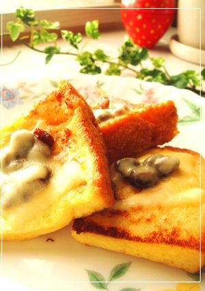 レーズンチーズ♥フレンチトースト-レシピのメイン写真