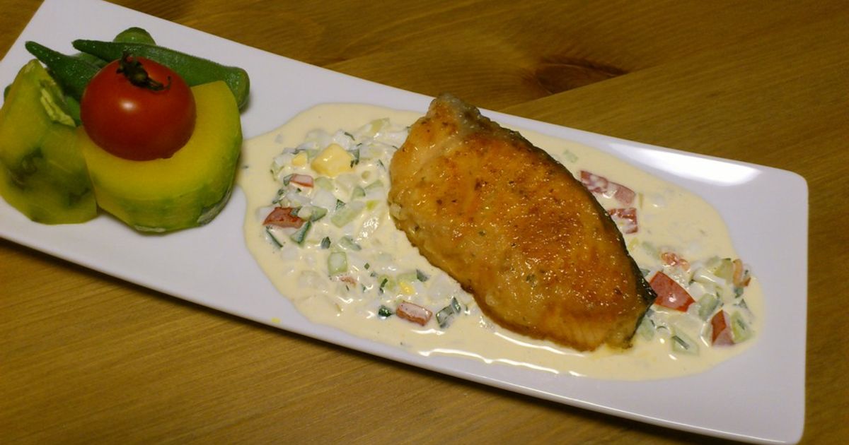 激旨ソース☆で鮭ムニエル by saori208 【クックパッド】 簡単おいしい