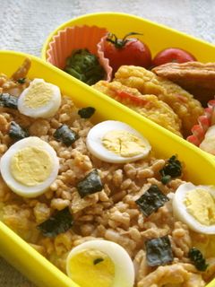 鶏そぼろ弁当-レシピのメイン写真