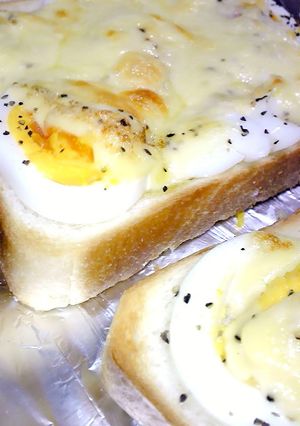もう一枚食べたくなる卵のオープンサンド！-レシピのメイン写真