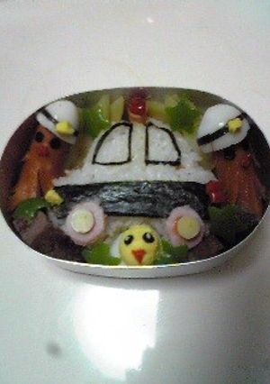 キャラ弁　パトカー-レシピのメイン写真