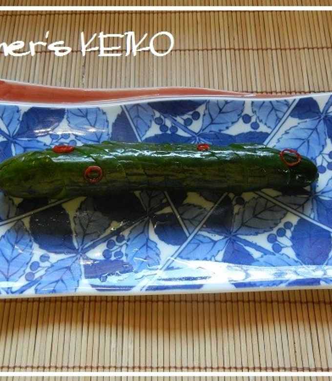 【農家のレシピ】丸ごと1本キュウリの漬物-レシピのメイン写真
