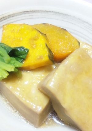 南瓜と高野豆腐のオランダ煮-レシピのメイン写真