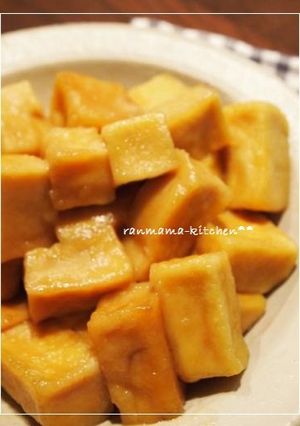 揚げ高野豆腐の煮浸し-レシピのメイン写真