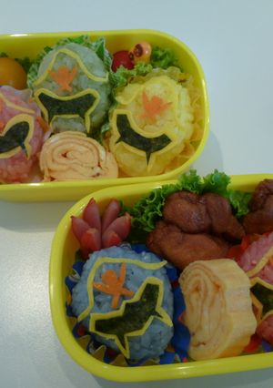 ☆キャラ弁☆ 海賊戦隊 ゴーカイジャー-レシピのメイン写真