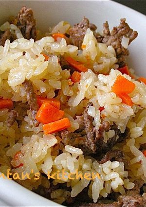 ☆余った牛挽肉で炊込みご飯☆-レシピのメイン写真