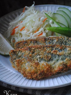 鯵のフライ(あおさ&チーズ風味)-レシピのメイン写真