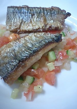 秋刀魚のラビゴットソース和え-レシピのメイン写真