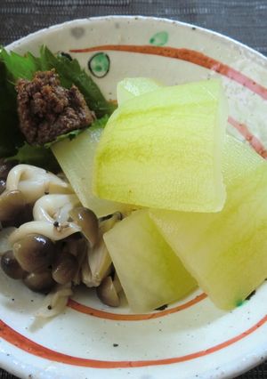 だしが命!冷た~い冬瓜の含め煮-レシピのメイン写真
