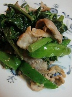 空芯菜・ピーマンの豚コマ炒め-レシピのメイン写真