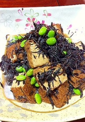 厚揚げとひじきの煮物-レシピのメイン写真