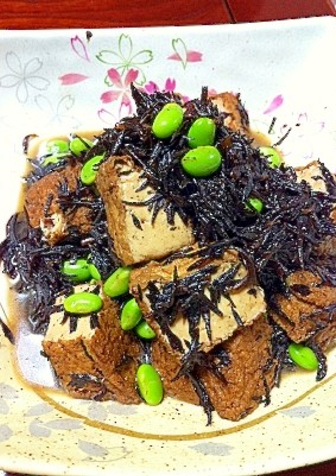 厚揚げとひじきの煮物-レシピのメイン写真