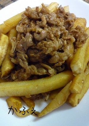 簡単　甜麺醤　de　牛肉たけのこ炒め-レシピのメイン写真