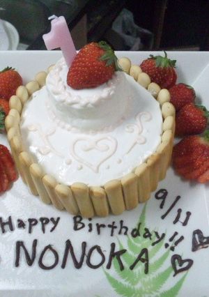 1歳のお誕生日☆2段のケーキ-レシピのメイン写真