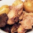 新ジャガイモ鶏肉醤油煮