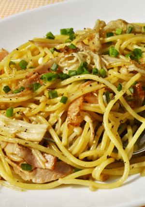 えのきとベーコンのスパゲッティ-レシピのメイン写真