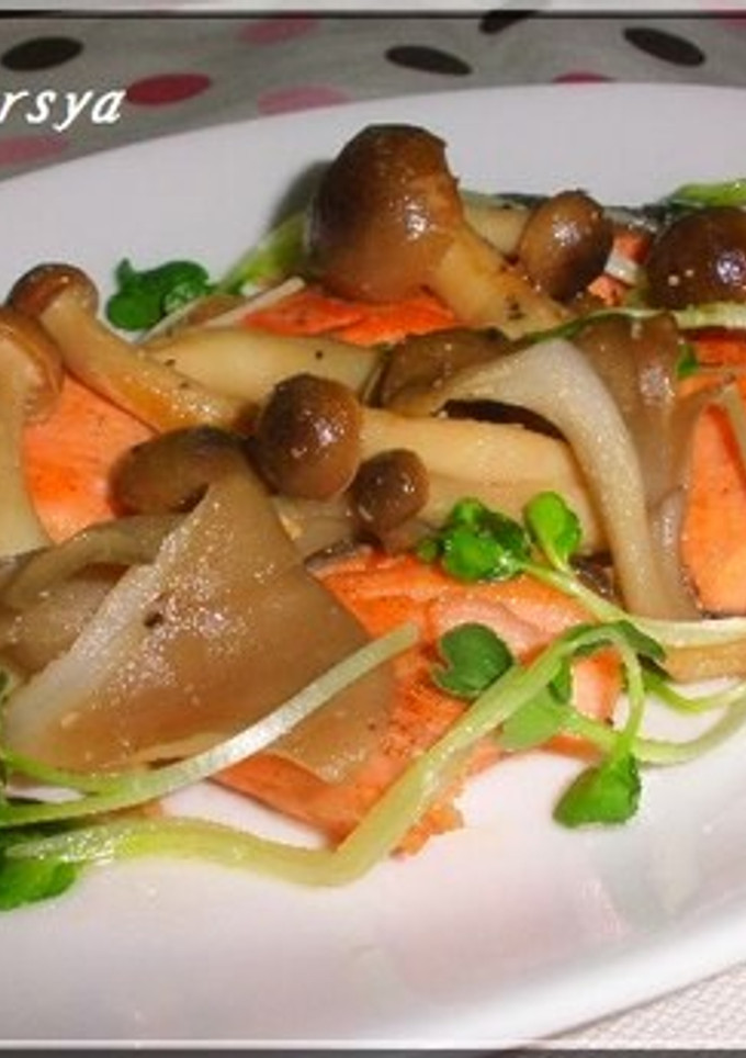 ご飯がすすむ♪鮭ときのこのマヨ炒め-レシピのメイン写真