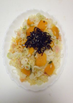 かぼちゃの混ぜご飯バター味!-レシピのメイン写真