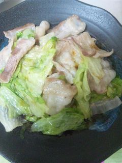 豚バラレタス炒め☆-レシピのメイン写真
