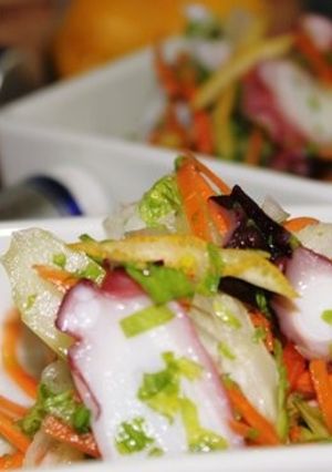残り梅酒とすし酢のシャキシャキサラダ！！-レシピのメイン写真