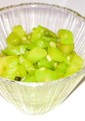 高知☆はす芋生酢（ズイキ）の酢の物-レシピのメイン写真