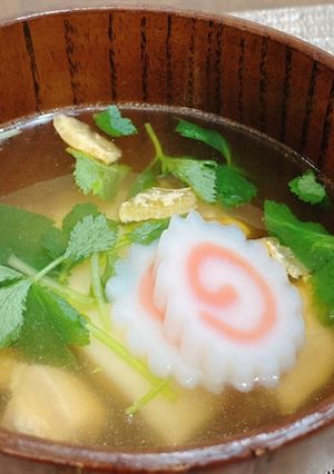 さっぱり美味しい☆お雑煮（お吸い物風）-レシピのメイン写真