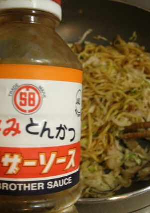 ソース焼きそば　大量キャベツの下町風-レシピのメイン写真