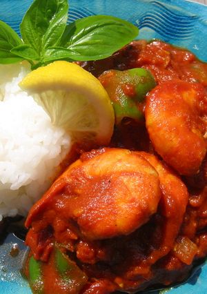 エビ＆トマトのチャイナカレー-レシピのメイン写真