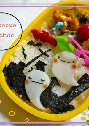 ハロウィンに♪おばけ＊キャラ弁＊-レシピのメイン写真
